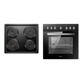 Hisense 60cm Oven And Hob Combination-H60BISBP
