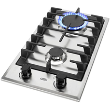 Defy 30cm Stainless Steel Gas Hob-DHG134